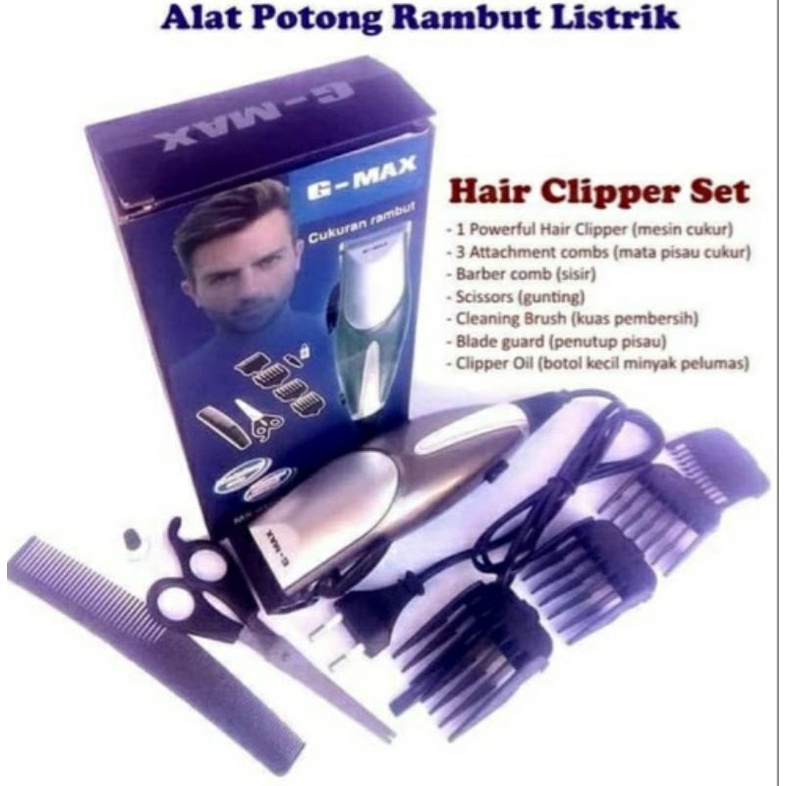 Alat Potong Rambut Cukuran GMAX Happy King Cukur Rambut