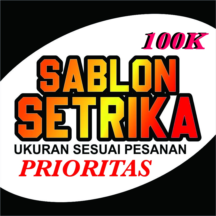 SABLON SETRIKA PRIORITAS UKURAN EXTRA DC99