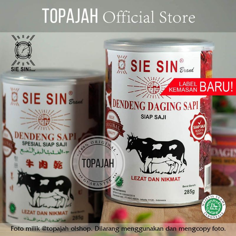 

Dendeng sapi matang ”SIE SIN” 285gr HALAL.