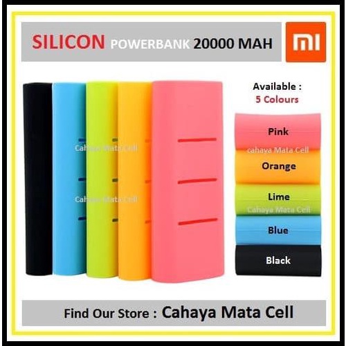 Silikon Powerbank Xiaomi 2C 20000 Mah Original 100%