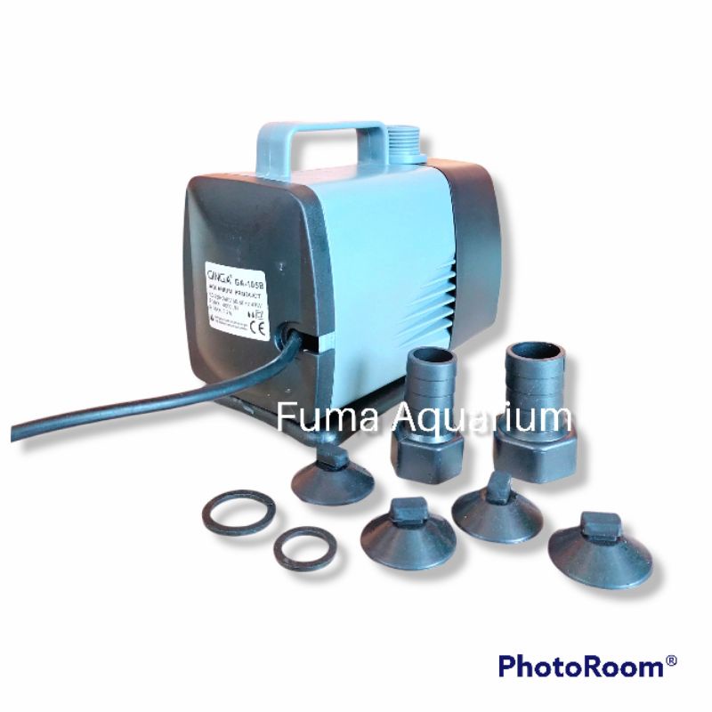 Pompa Celup power head GINGA 105B GA-105B filter kolam - Aquarium - hidroponik - air terjun - waterfall - water Pump - Submersible Pump
