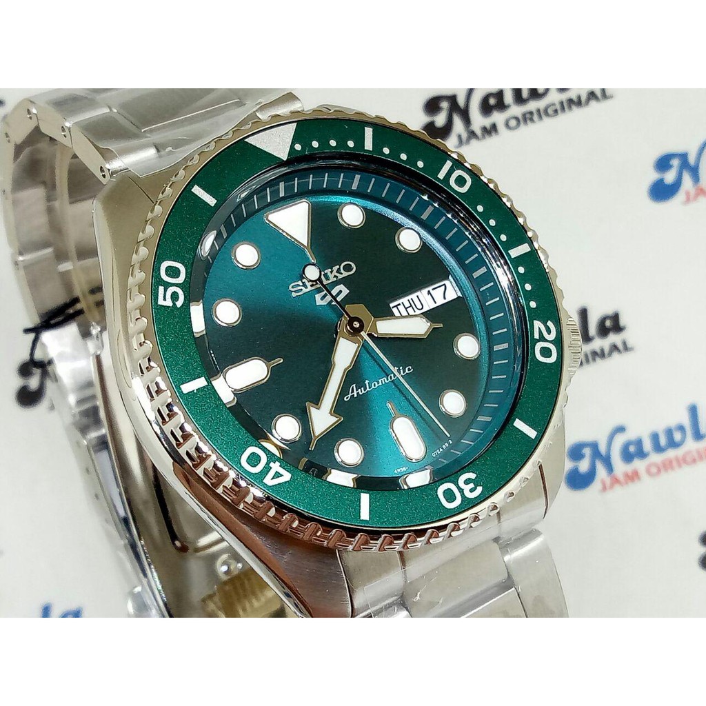 Seiko 5 Sports SRPD61K1 Automatic Green Dial - Jam Tangan Pria SRPD61