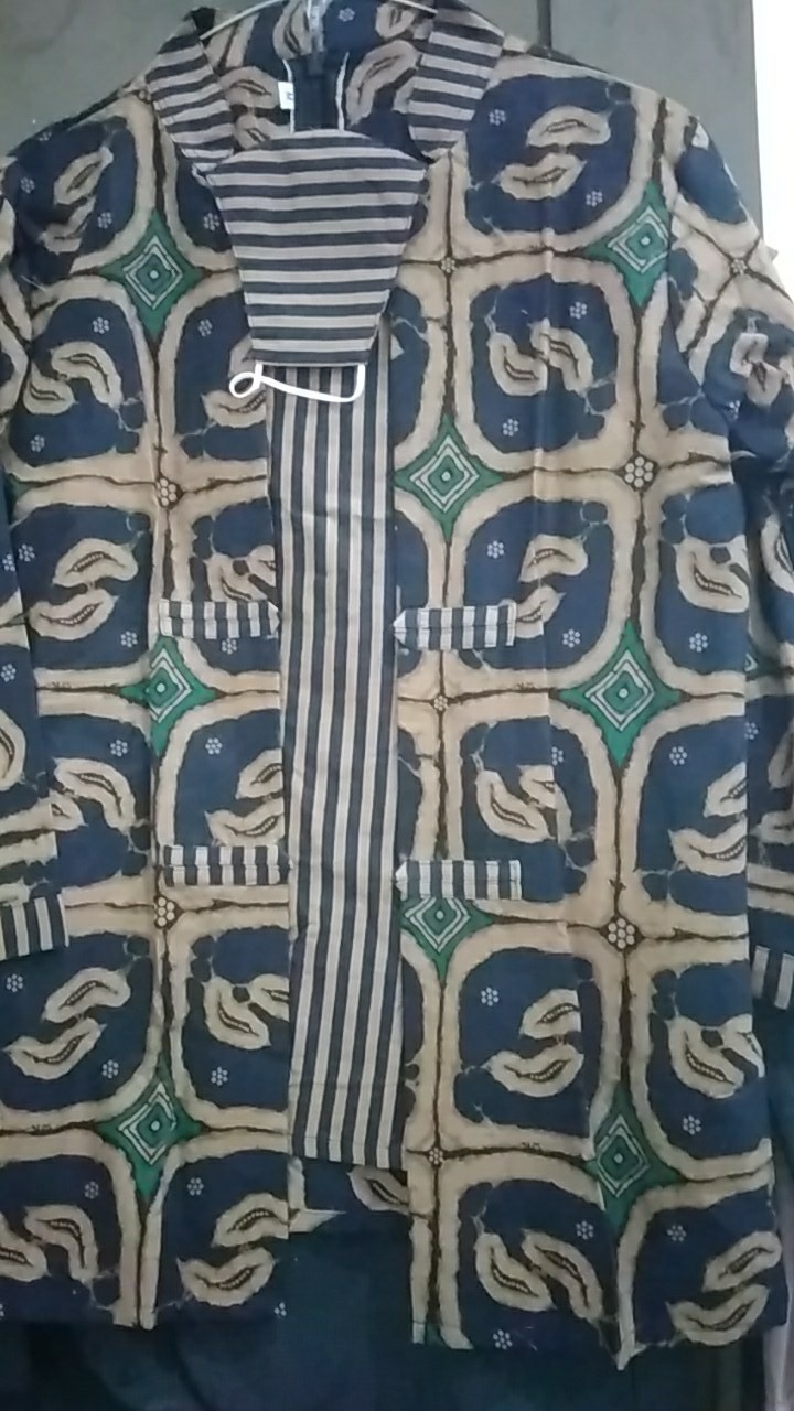 Atasan Batik Wanita Blouse Lengan Panjang Warna Hitam Trend 2021 Size S-m-l-xl-xxl-3l-4l-5l