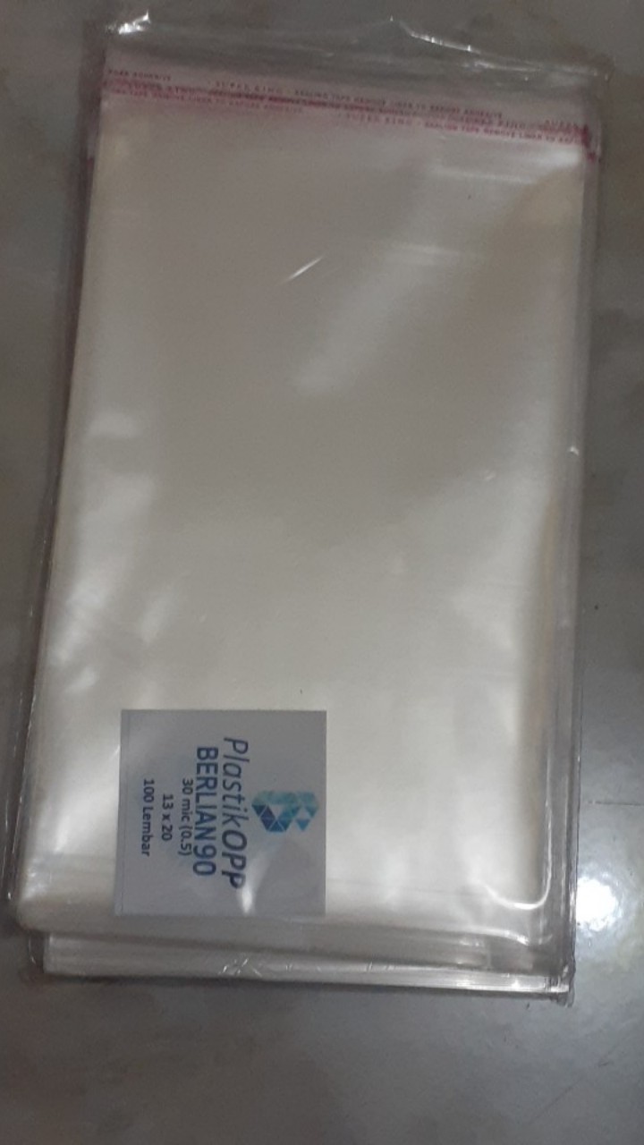 13 X 20 Cm Plastik Opp Tebal 30 Micron (0,5) Plastik Kemasan / Plastik Undangan