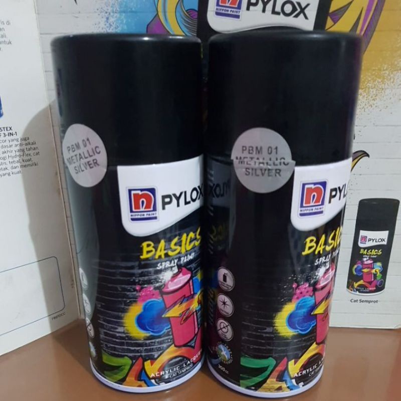 PYLOX Basics PBM01 Metallic Silver 300cc