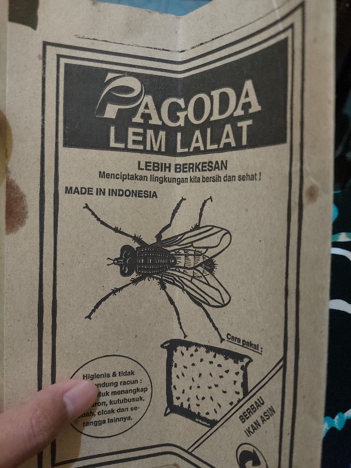 Lem Lalat/ Jebakan Lalat/ Lem Perekat Jebakan Lalat