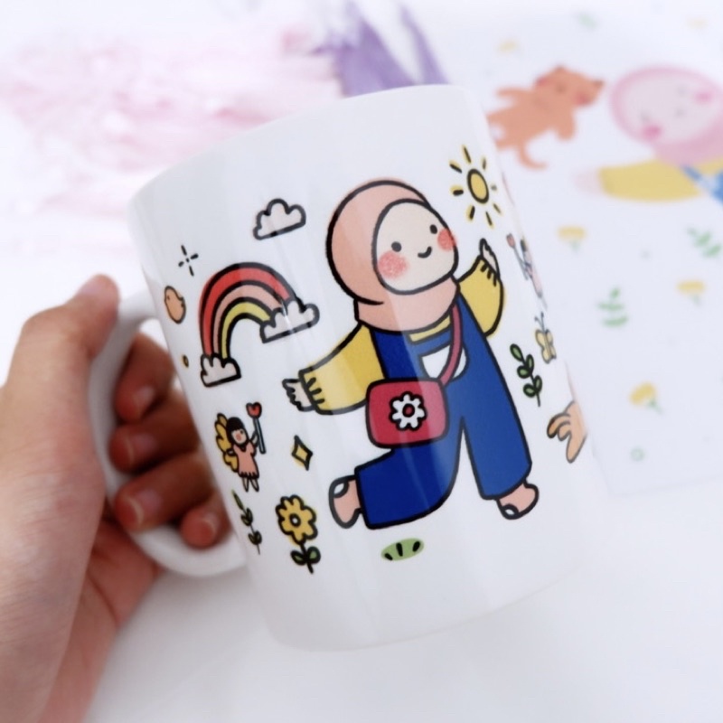 MUG KERAMIK CANTIK HELI