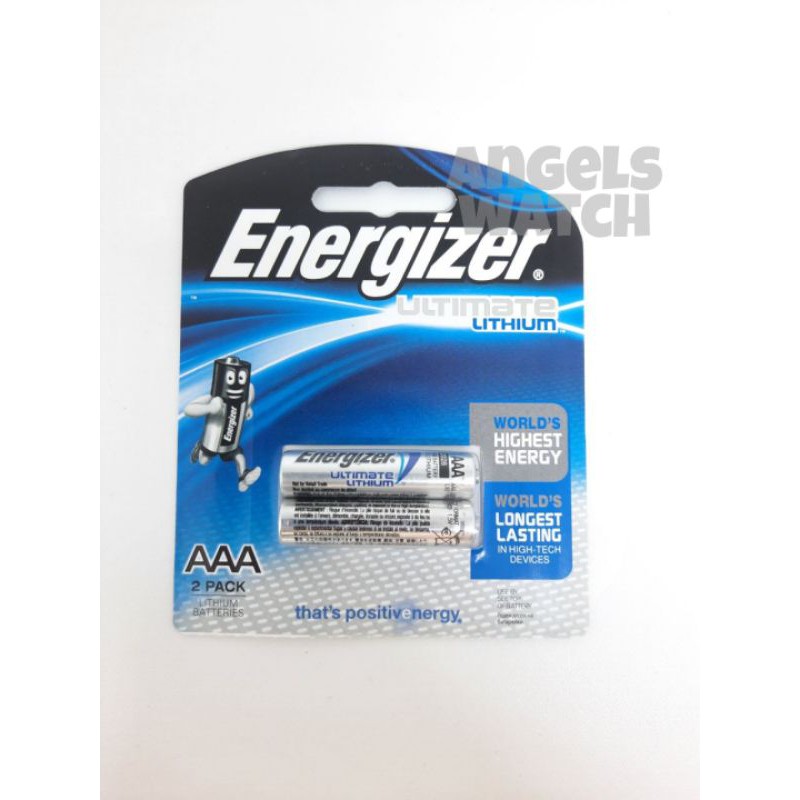 angelswatch baterai energizer ultimate lithium AAA A3 baterai original AAA