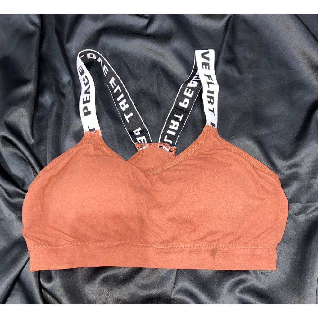 UNDR015 Sport Bra Pakaian Dalam Wanita High Quality-Coklat