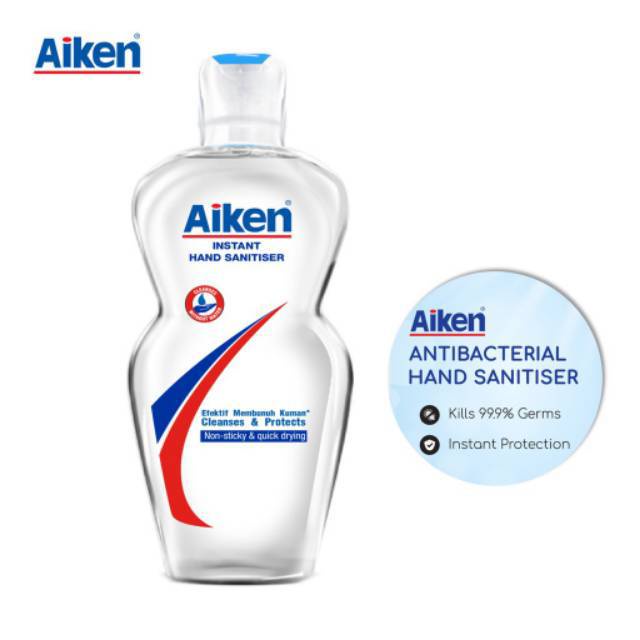 AIKEN Instan Hand Sanitizer 200ml Anti Bakteri BPOM