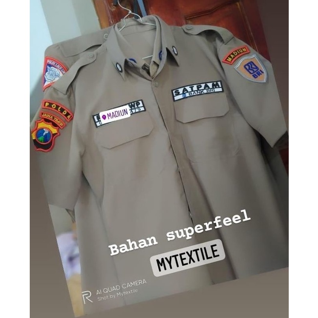 superfeel maxistyle kain seragam satpam sesuai dengan warna seragam resmi  merk gaia neo premium