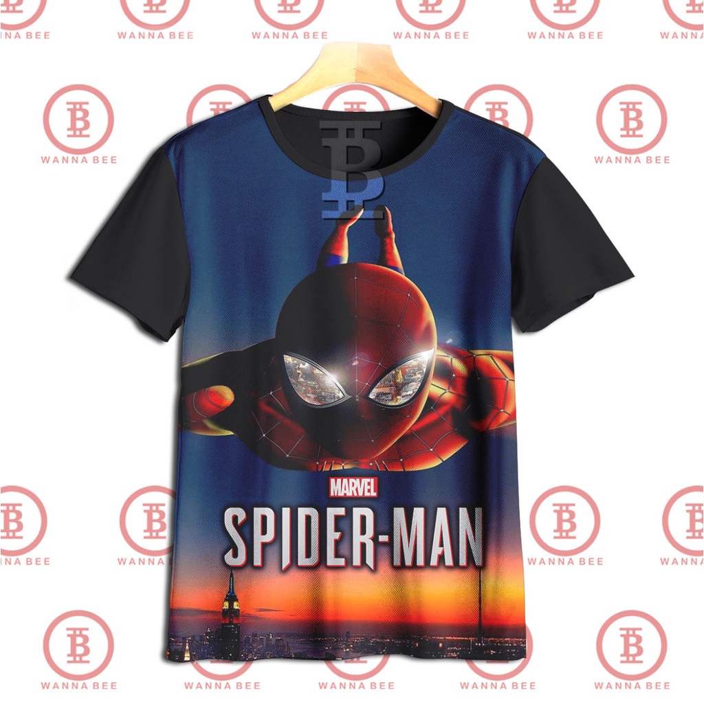 Kaos Spiderman Baju Anak/Dewasa D1 0222 Spiderman 1BSP04.030
