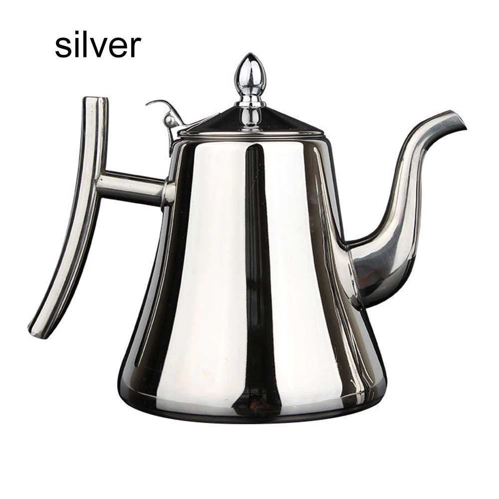 Teko Air Teh Kopi Water Kettle Teapot Filter Kettel Ketel Tempat Minuman Tea Pot Stainless Steel