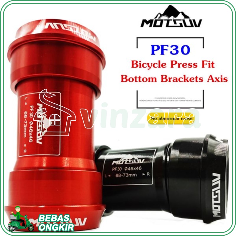 BB  MOTSUV PF30 to 24mm  PRESS FIT AXLE  PF 30Adaptor BB30 to Spindle 24 AXIS  Bottom Bracket HT2 Di