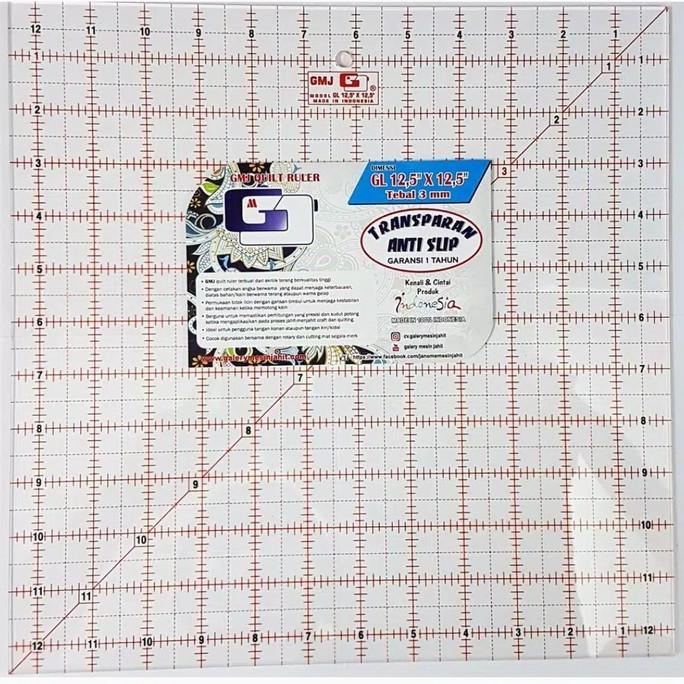 

BUKU & ALAT TULIS PERLENGKAPAN SEKOLAH & KANTOR QUILT RULER GMJ 12,5