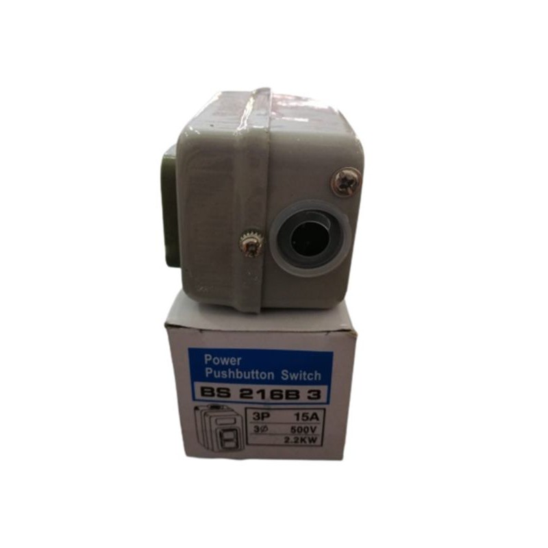 Power Pushbutton Switch / Saklar Tombol Power BS-216 15A (500V)