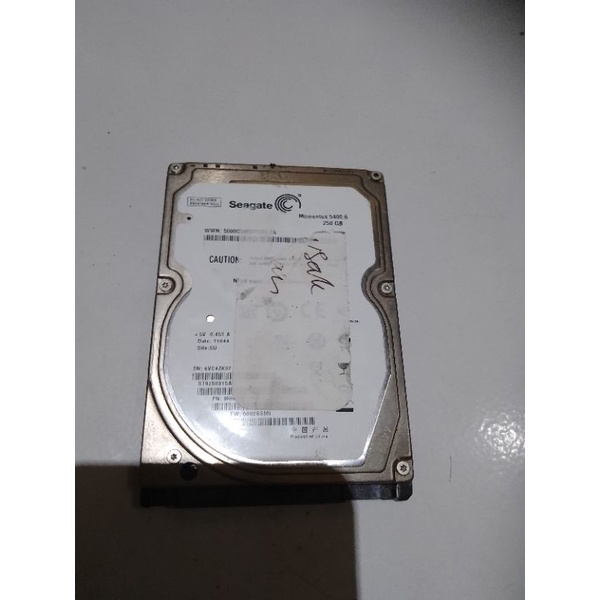 Harddisk Seagate 250GB rusak ukuran 2.5