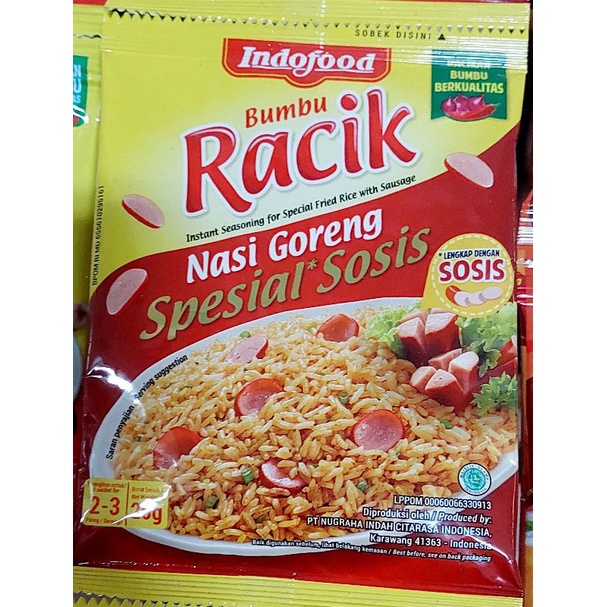 Bumbu Indofood Racik 20 gr/ Indofood bumbu kaldu 20 gr