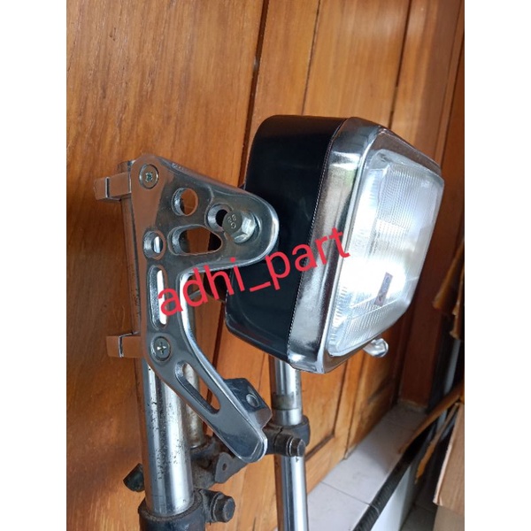 lampu rx king kotak 5t5 set breket CNC model B pro