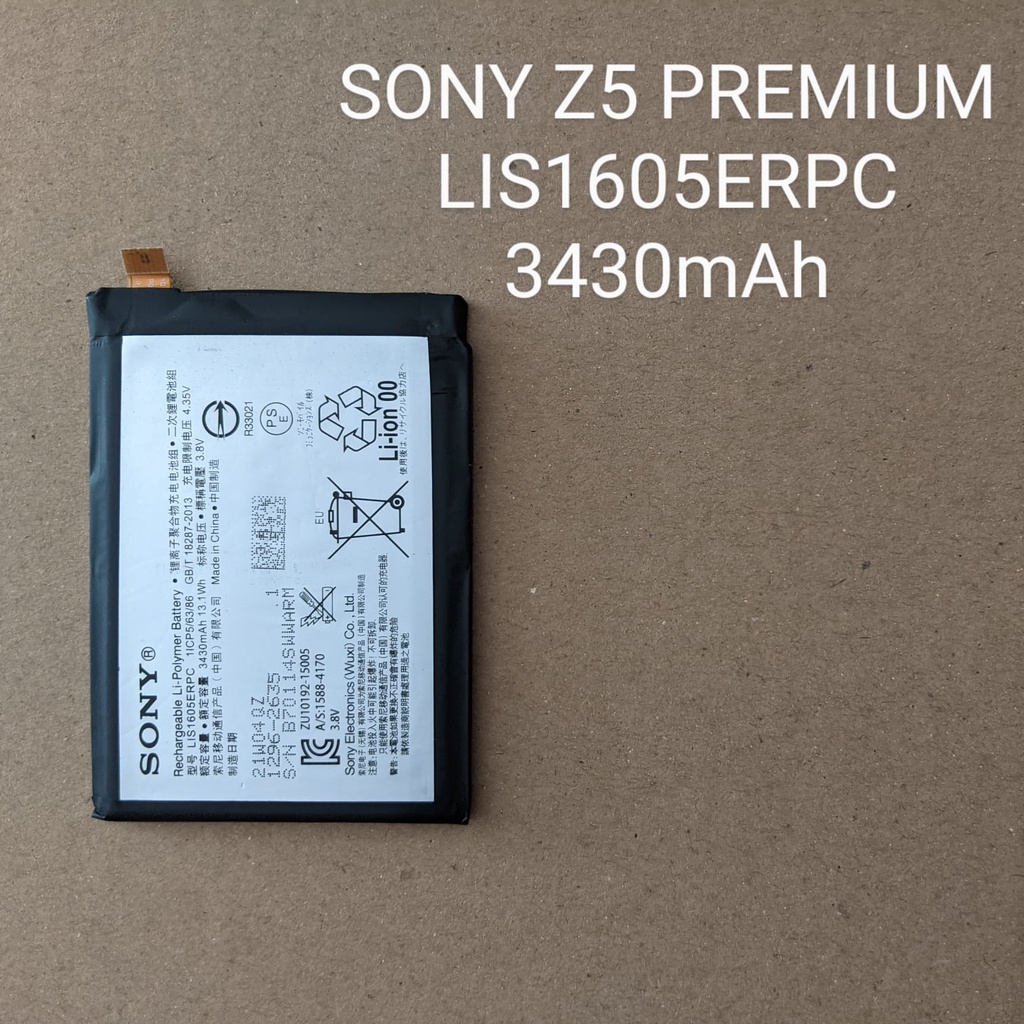 Baterai Sony Z5 Premium - LIS1605ERPC