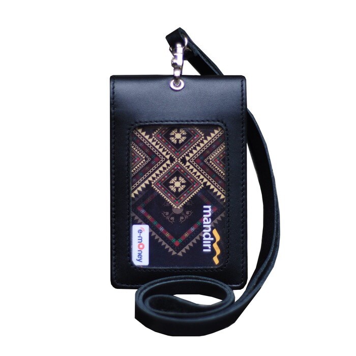 

Id Card - Id Card Holder Double Flip Magnet Tali Kulit