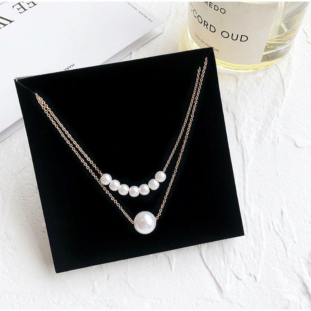 Needway Liontin Kalung Gadis Mewah Rantai Klavikula Choker Kerah Aksesoris Fashion Sederhana