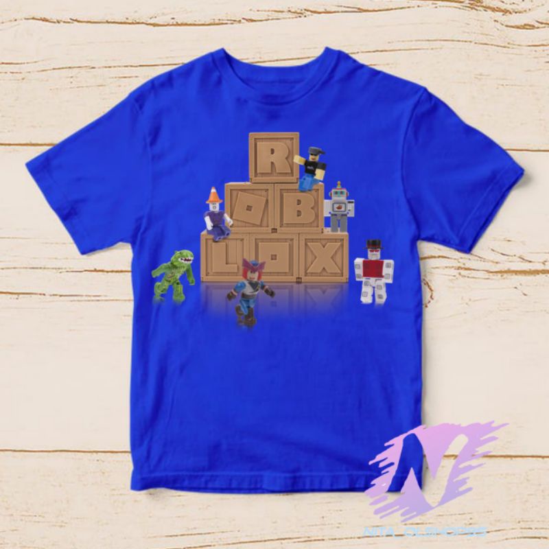 kaos anak minicraft blok baju roblok minicraft