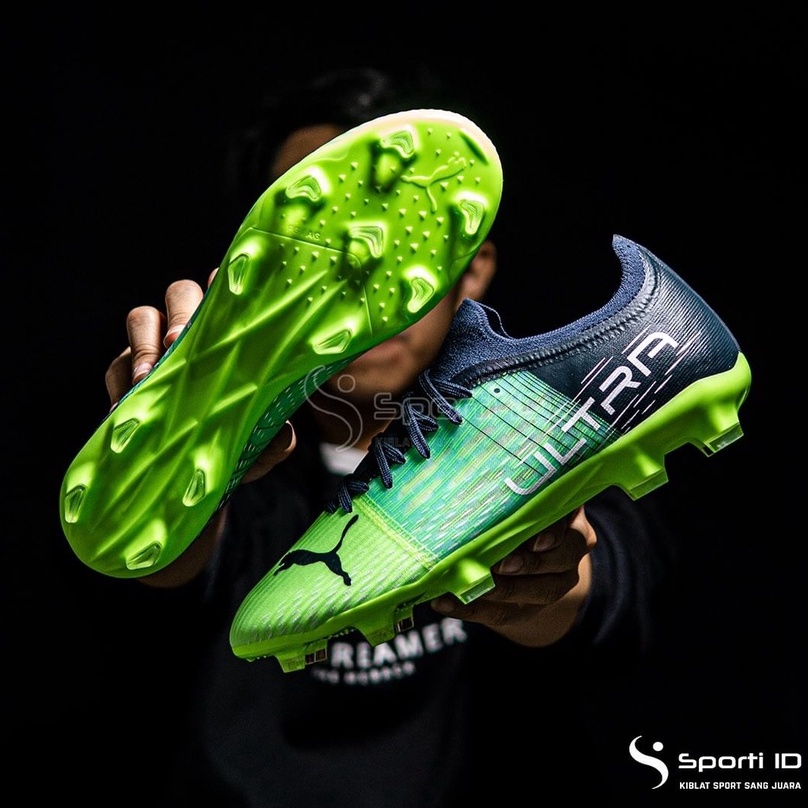 Sepatu Bola Puma Ultra 3.3 FG/AG - Green 106523-03 Original | Sepatu Bola Puma