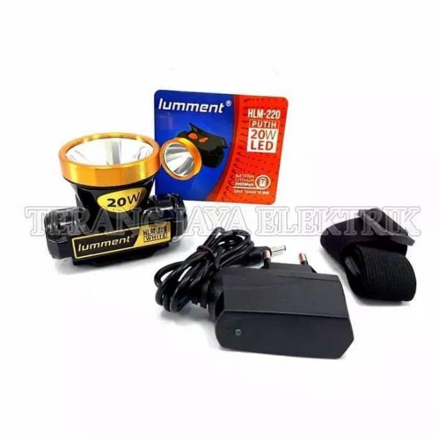 Senter Kepala Lumment 20 watt