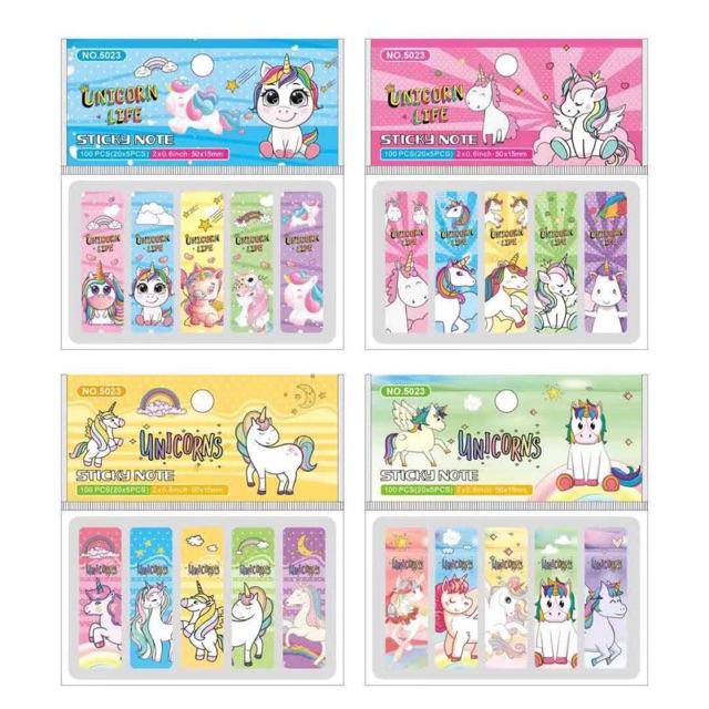

sticky note plastik - pembatas buku penanda halaman - stick note bookmark