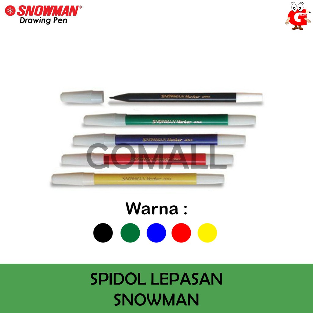 

Spidol Lepasan Snowman PW-1A