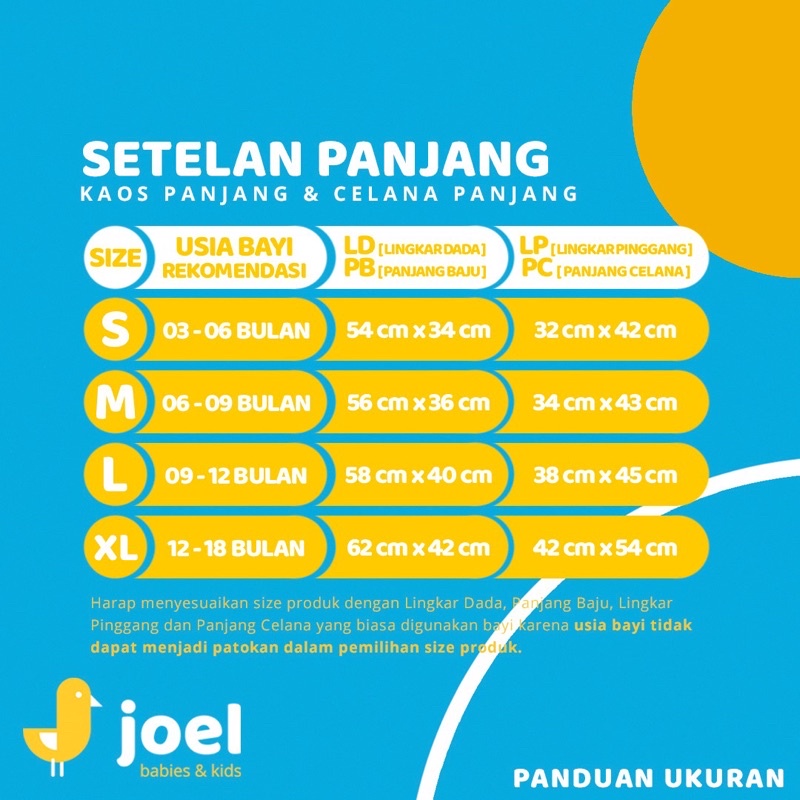 Setelan Panjang Bayi Motif Marine ( JOEL )