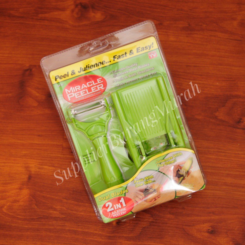 Pisau kupas Multifungsi Miracle Peeler 2 in1 pengupas sayur buah RT0029