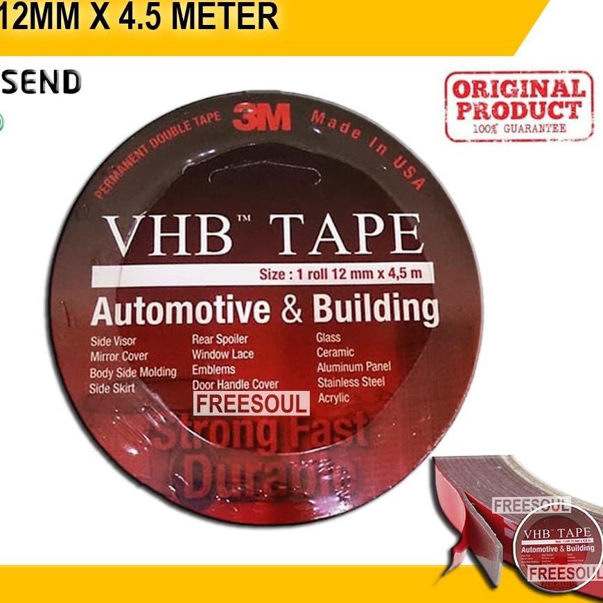

Recomend Lem 3M VHB Double Tape Automotive 4900 Size 12 mm / 24 mm X 4.5m - Double Tape Mobil
