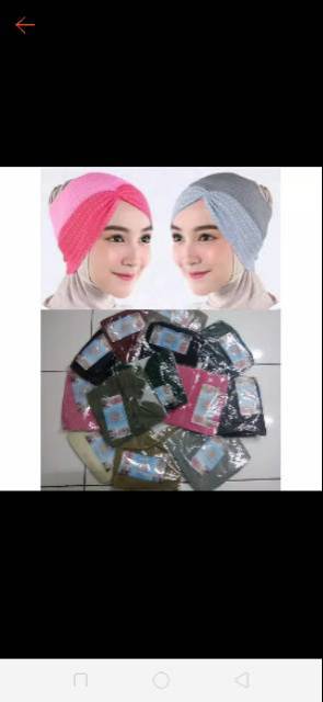 ⭐️ Jendela Kosmetik ⭐️Ciput / Bandana Rajut Anti Pusing / Ciput Anti Pusing / Dalaman Hijab Nyaman Murah Kerudung Hijab-jk