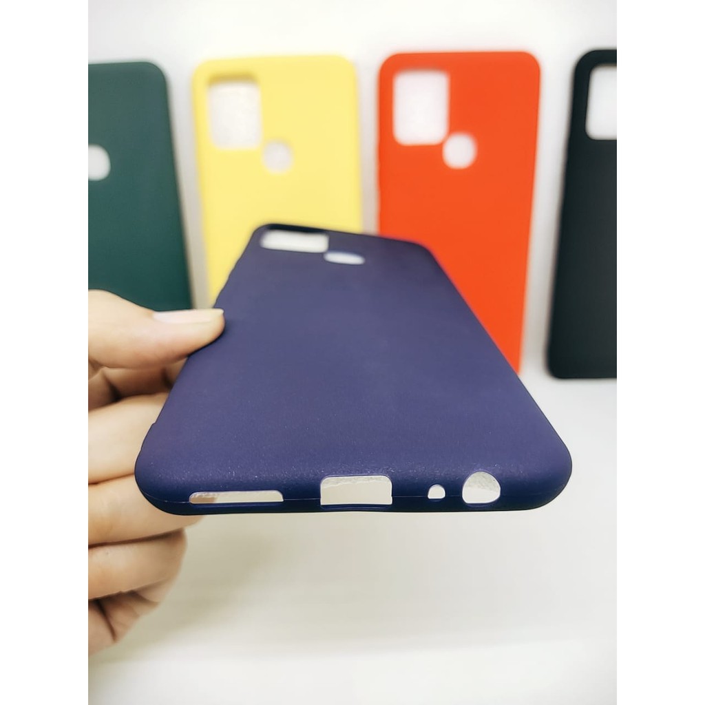 TPU MACARON Infinix Hot 10 X682B 6.78 Inchi Softcase Silicon Candy Anti Noda No Logo Full Cover