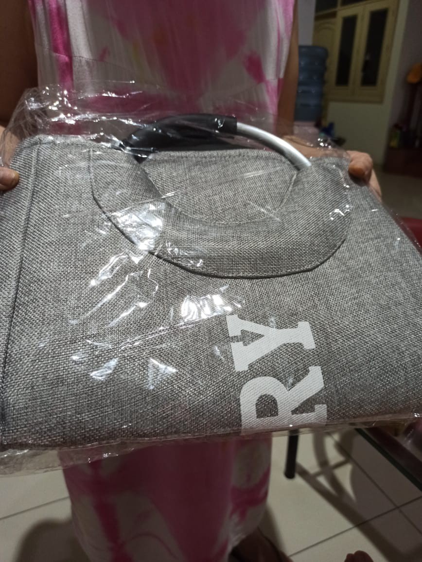 Lalulaku Laundry Basket Keranjang Cuci Baju Kotor Bahan Kanvas