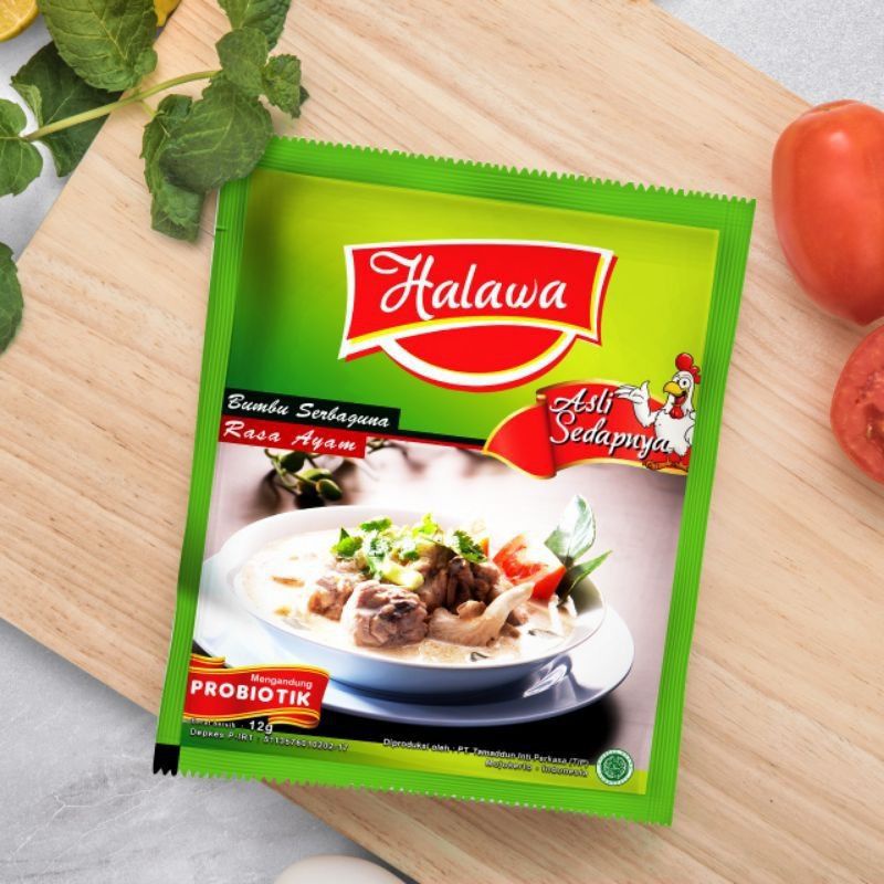 HALAWA BUMBU MASAK Organik plus Probiotik - Halawa Kaldu Penyedap Rasa Non MSG