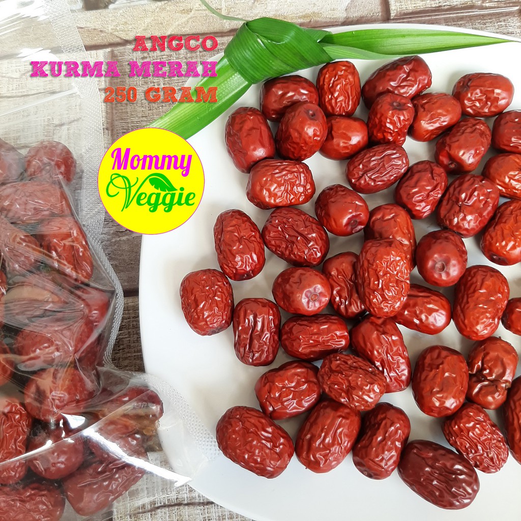 

Red Dates ANGCO | HONG ZAO | Kurma Tiongkok | Kurma Merah | Angco Manis | 250 Gram | KUALITAS BAGUS