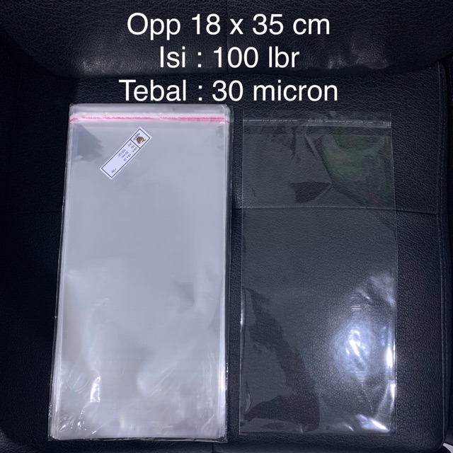 

Plastik opp lem tebal 03 18x35 18 x 35 seal 100 lembar pcs kaca 30 micron undangan bening murah