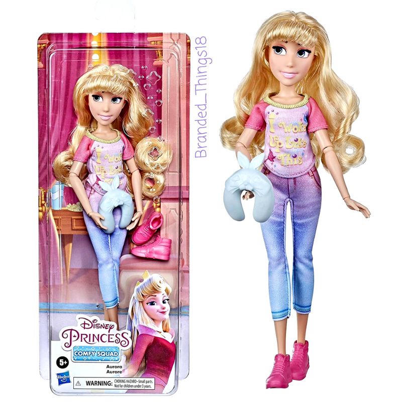 Disney Princess Aurora Sleeping Beauty Ralph Break The Internet Comfy Squad Doll Blonde Long Hair Pi
