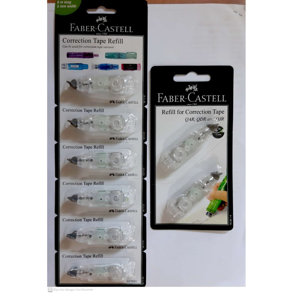 

Faber-Castell Refill Correction Tape QAR-506 & QJR-506