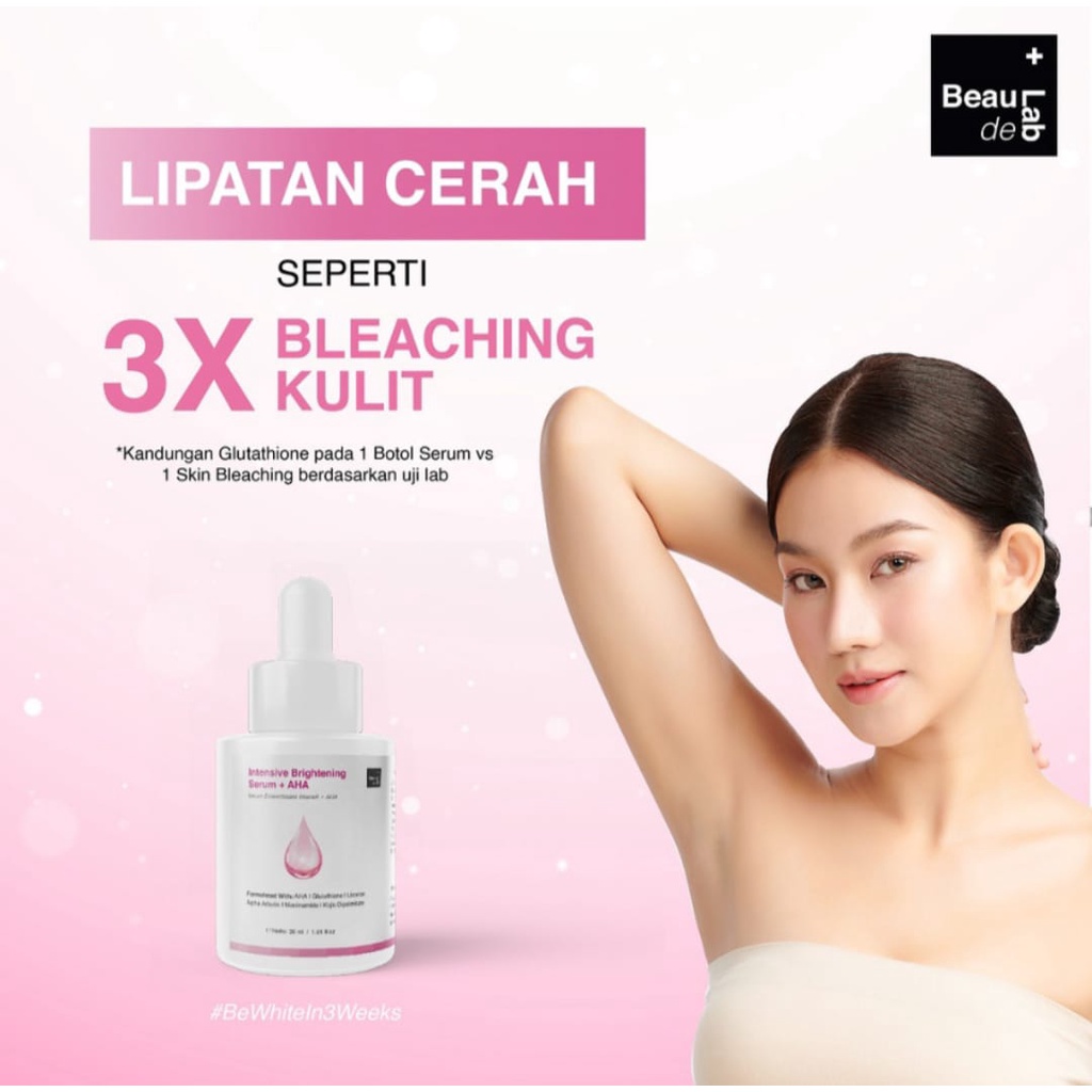 BEAUDELAB UNDERARM BRIGHTENING SERUM AHA / PEMUTIH KETIAK / SELANGKANGAN / AREA GELAP INSTANT