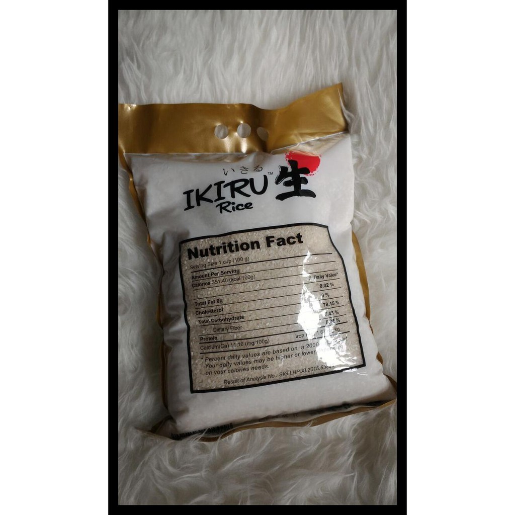 

IKIRU RICE (BERAS SUSHI JEPANG KEMASAN 5 KILO) BERKUALITAS