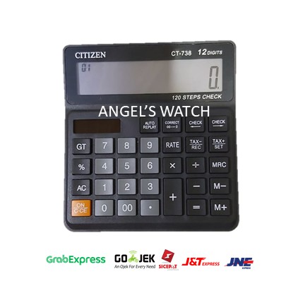 

ANGELSWATCH KALKULATOR DAGANG KALKULATOR MEJA CITIZEN MURAH BESTSELLER CT-738 NEW MODEL