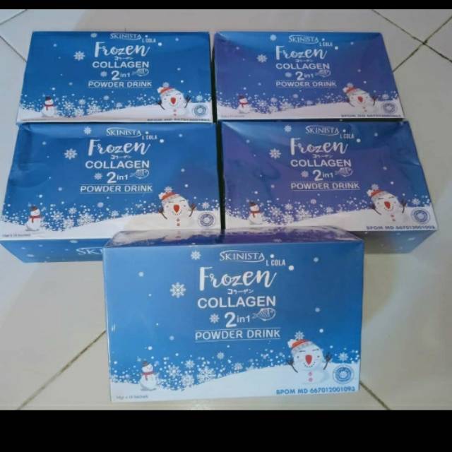 Frozen collagen drink