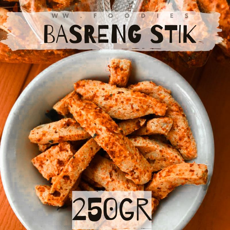 

(250GR)¼kg STIK BASRENG IKAN PEDAS/ BASRENG BANDUNG/BAKSO GORENG IKAN PEDAS