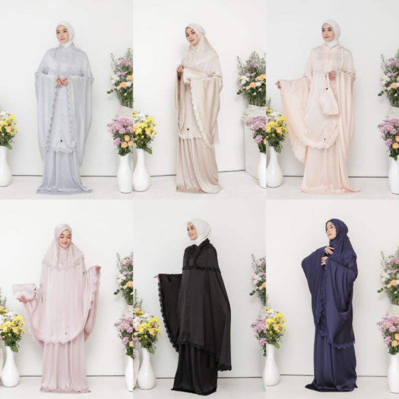 Mukena Imut 2in1 Armani Silk Collection Premium By Moscha hijab