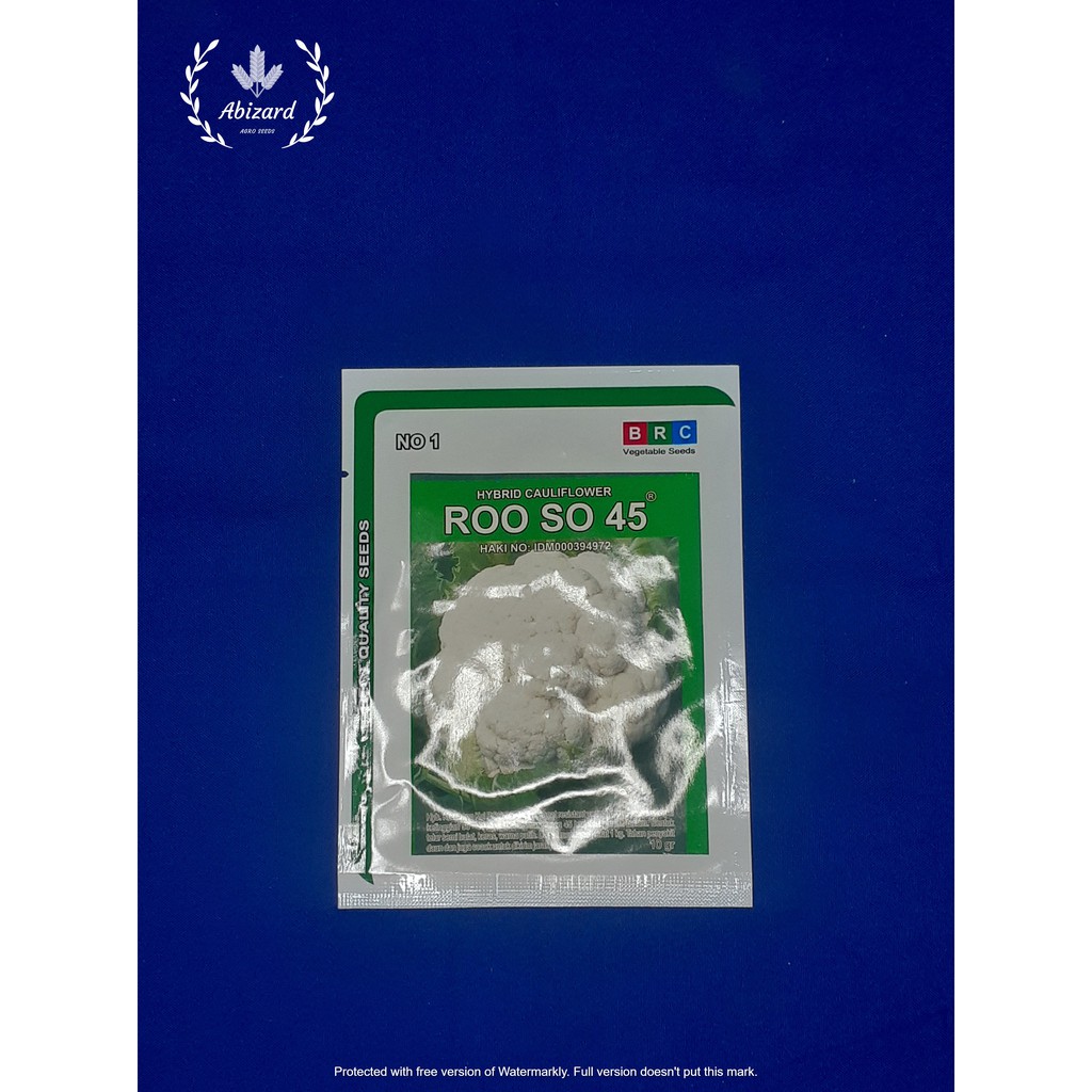 Benih Bibit Kembang Bunga Kol Roo So 45 Kemasan 10Gr Original Pack BRC