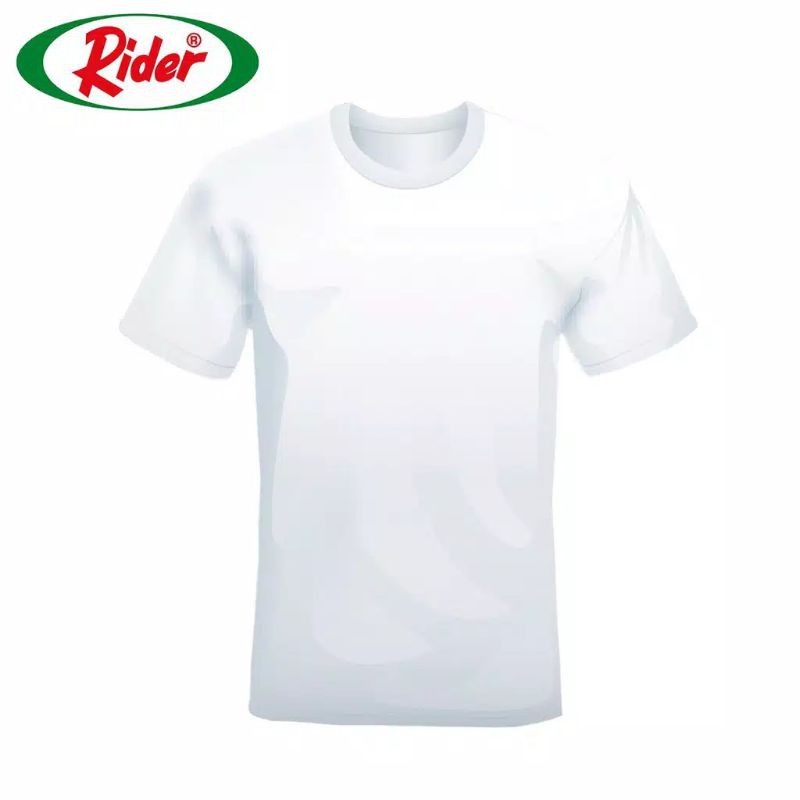 RIDER kaos OBLONG R223BP PUTIH Round Neck original